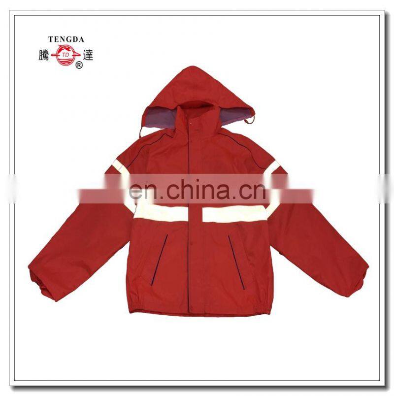 New design reusable safety rubber rain coats