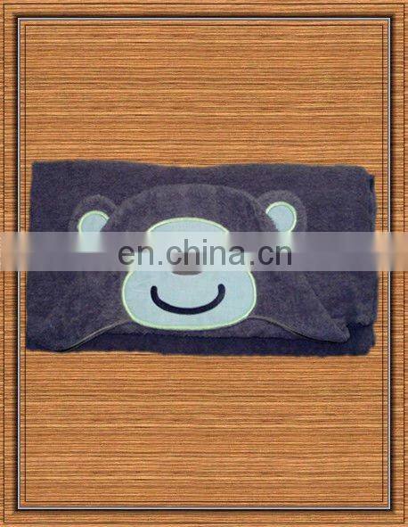100% cotton velour children hooded/kids poncho/design kids beach towel with beach towel with hood