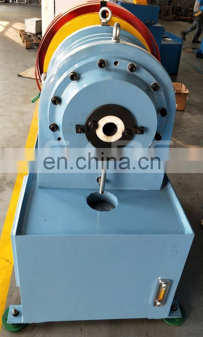 Semi automatic oil pressure type rotary pipe tube swaging machine price for conical reducing