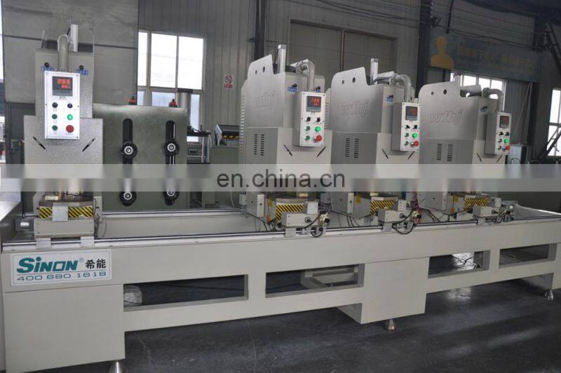 Double Head Seamless PVC Window Corner Soldering Machine for Colored PVC