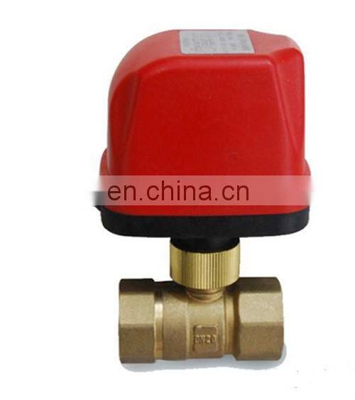 CWX-50K DN20-32 CR02/CR03(3 wires) 2 way mini electric ball valve/ motorized valve 3/4 AC220v
