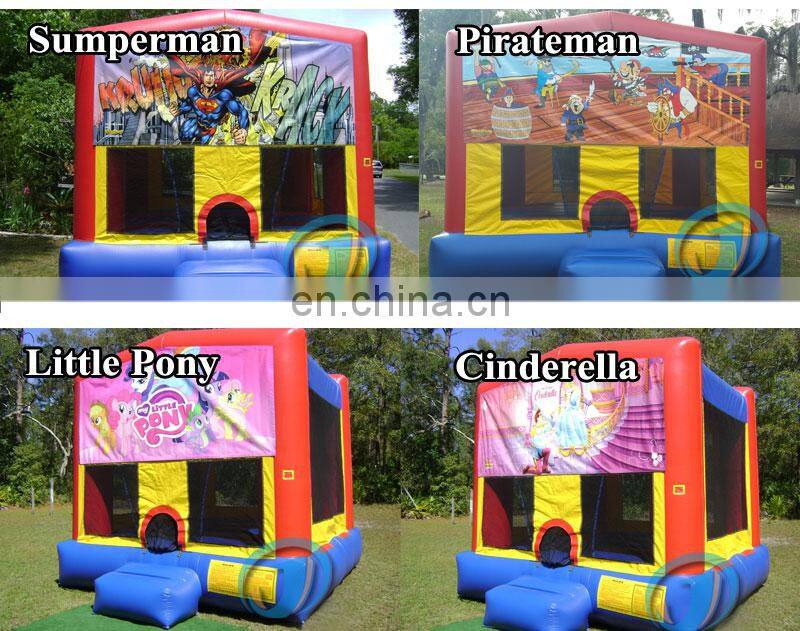 Factory Wholesale Custom Banners Inflatable Moonwalk, Kids Jumper, Bouncy Castle, China Bounce House