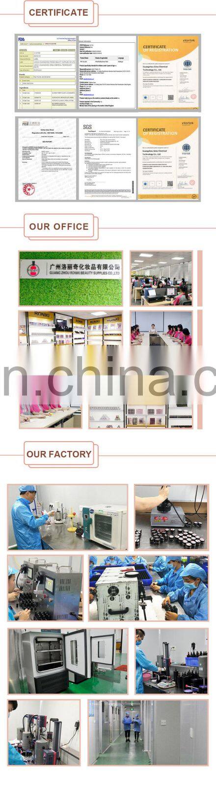 RONIKI Long Lasting wholesale Nail Gel Polish Beauty Colored micro diamond UV Gel