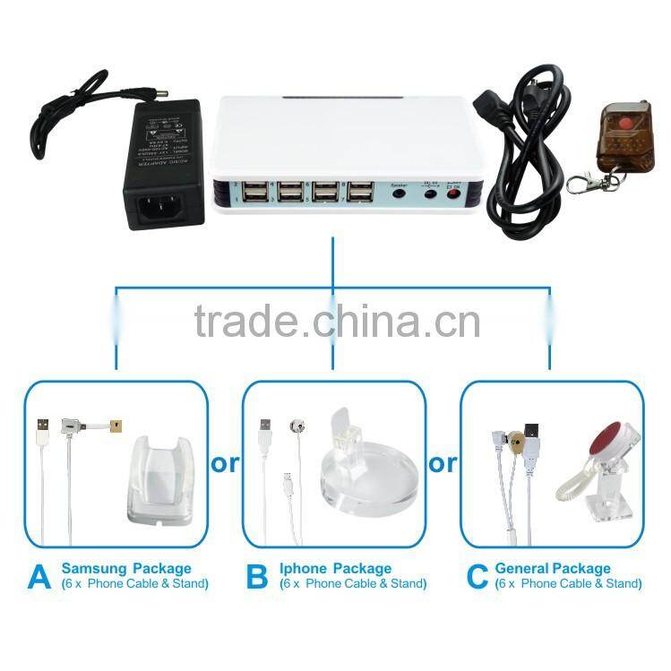 Mobile Phone Accessory Alarm Security Display Stand