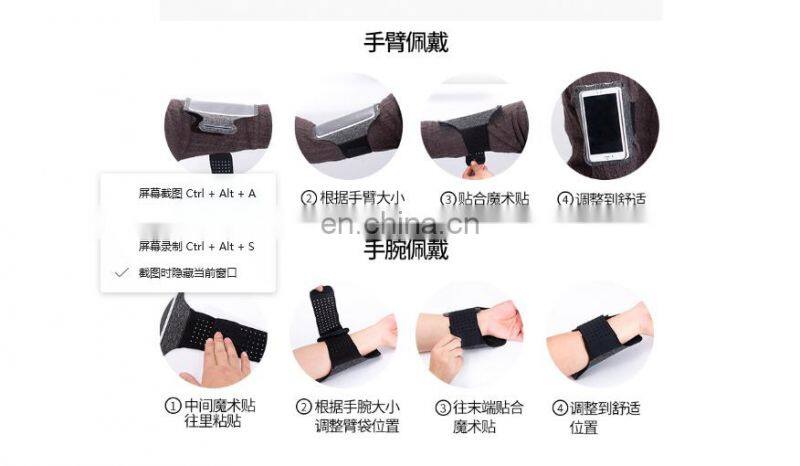Mobile Phone Accessories,Neoprene Sport Armband for iPhone 7 Arm band Sport Bag