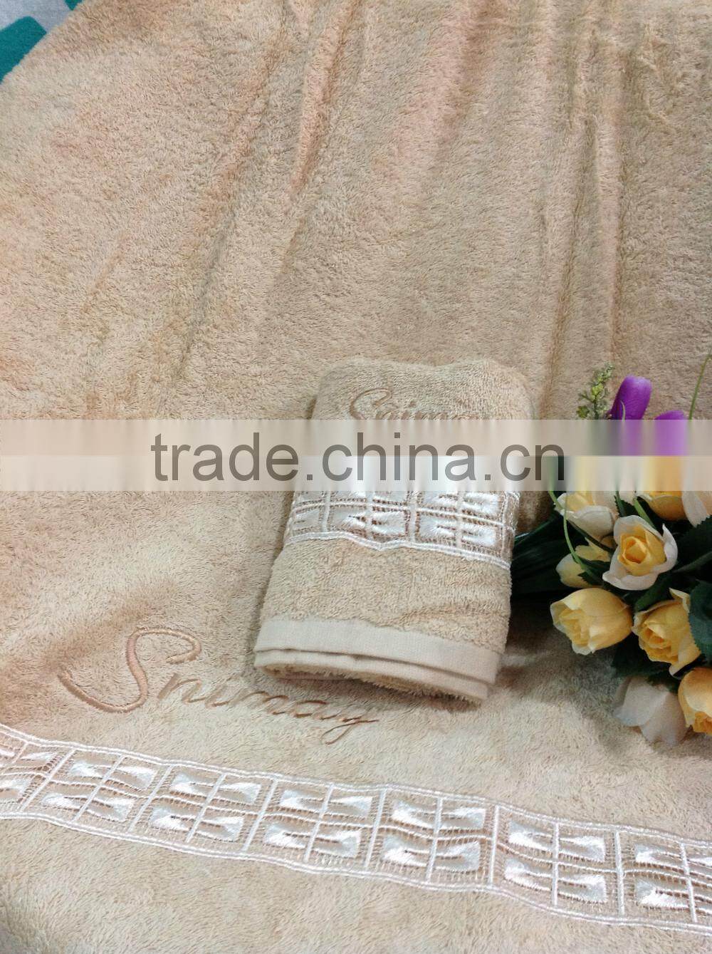 Memorable Gift Voile Lace Towels100% Chinese Cotton