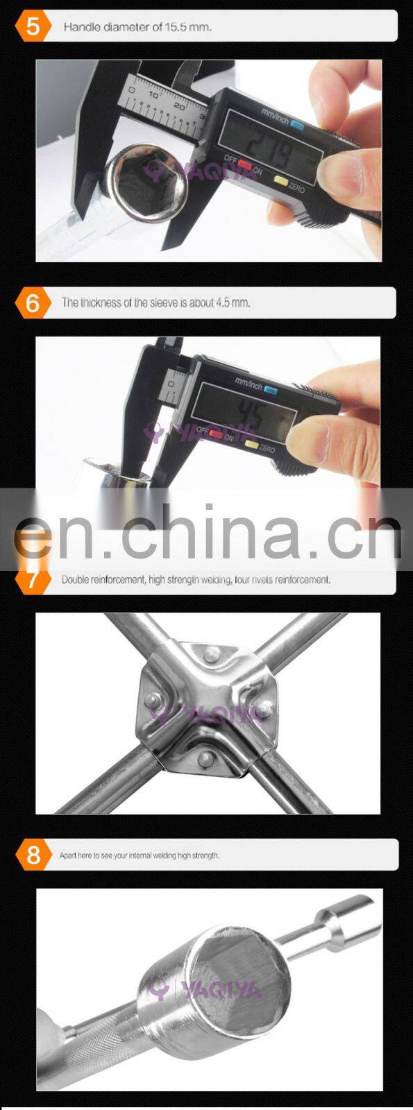 Factory Quality 20" Four Way Lug Nut Cross Wrench