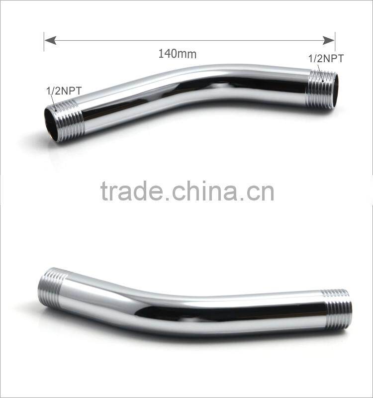 NPT thread 6" 8" ss304 shower arm shower head arm shower pipe