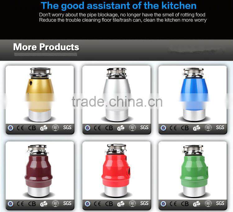 Stainless steel kitchen garbage processor