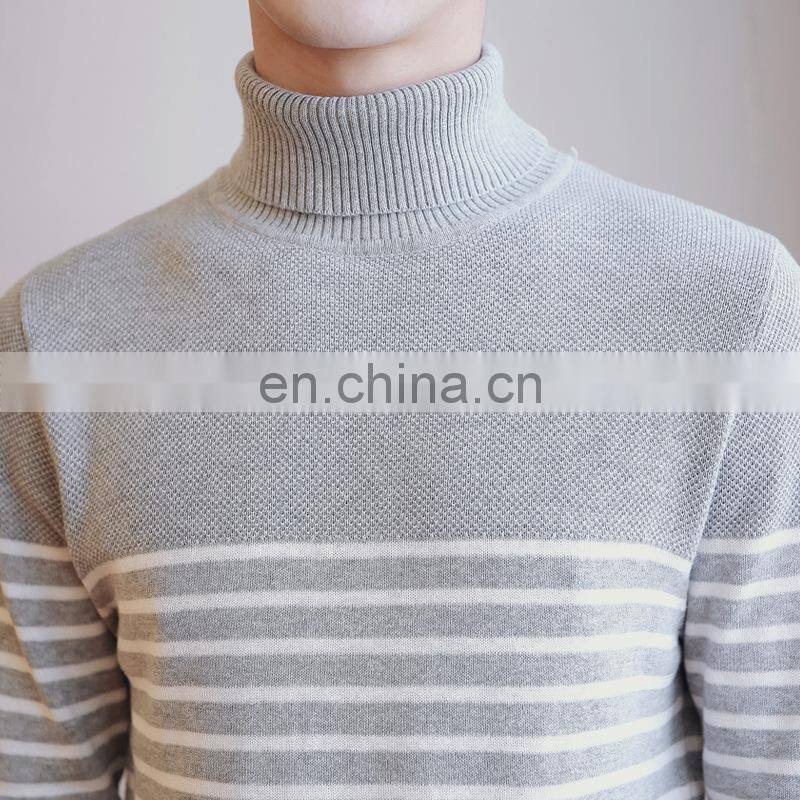Factory direct sale fashion pullover fashion men's turtleneck sweater