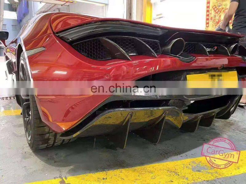 Runde TOPCA Style Carbon Fiber And Fiberglass Material Bumper Engine Hood Body Kits For 2017-2019 Mclaren 720s Upgrade