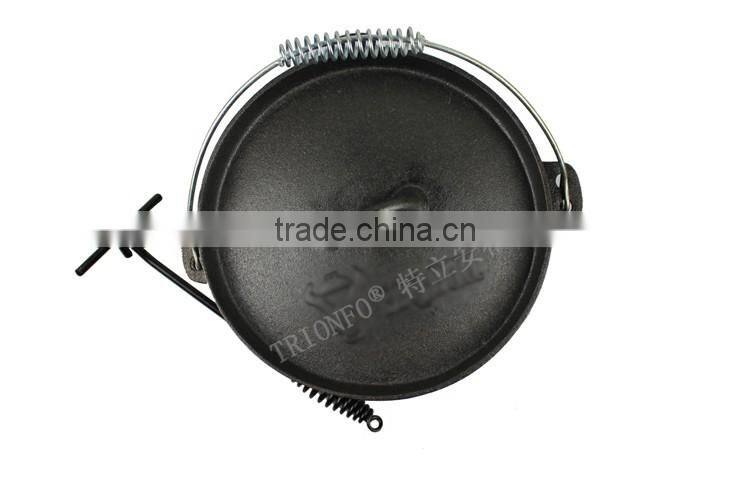 TRIONFO cast iron pots and pans set