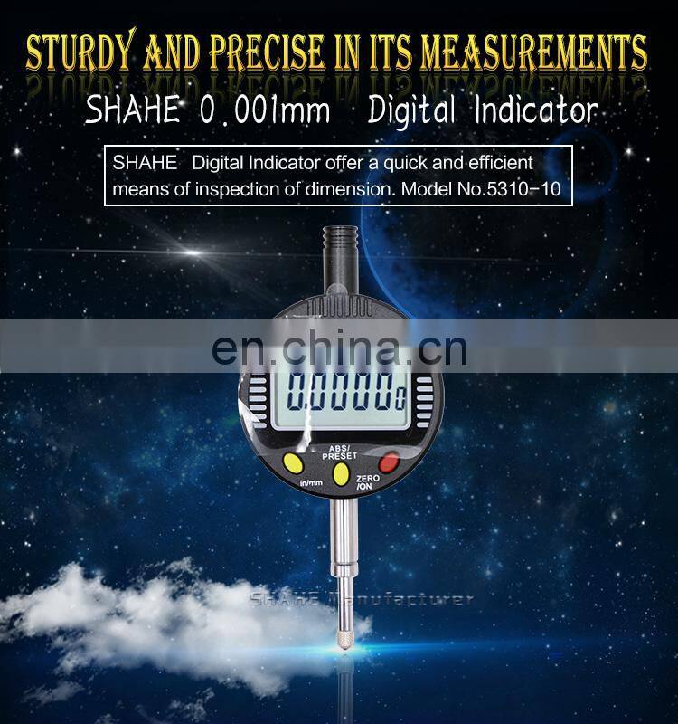 SHAHE 0-10 mm 0.001 mm Digital Indicator electronic indicator Digital Dial Indicator