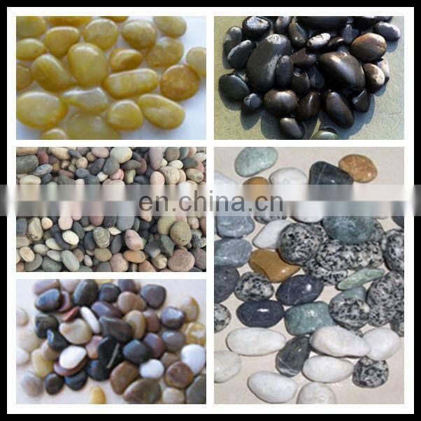 Colorful pebble garden stepping stone