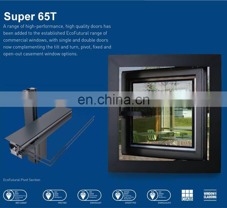 Superhouse Energy efficiency NFRC aluminium windows and doors