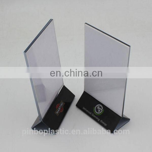Plastic Table Stand Menu Holder Table Tent