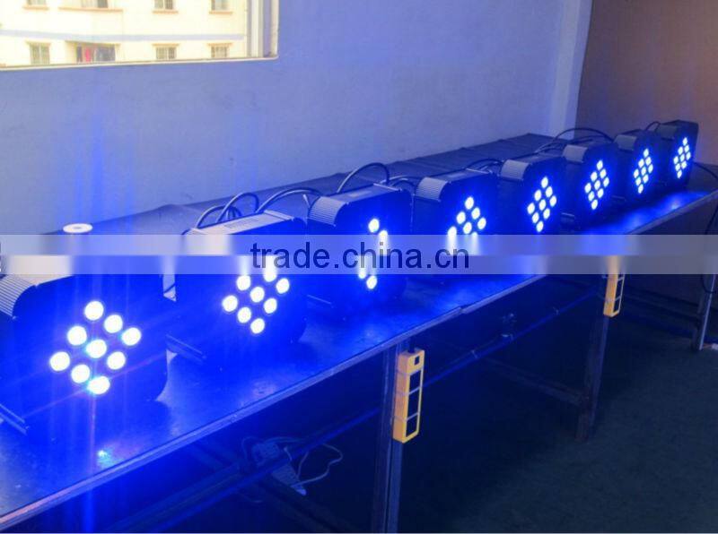 9pcs 10W RGBW 4 in 1 Led Par64 Stage DJ Lighting Led Par Light