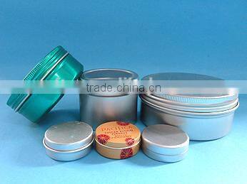 150ml packaging aluminum jar with hot printing