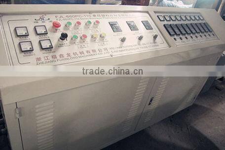 FJL-660PC PP PS plastic sheet single screw extruder