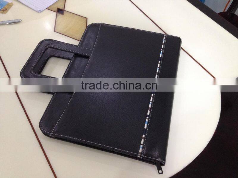 Promotional pu leather meeting folder, conference folder NS-JLJ0010