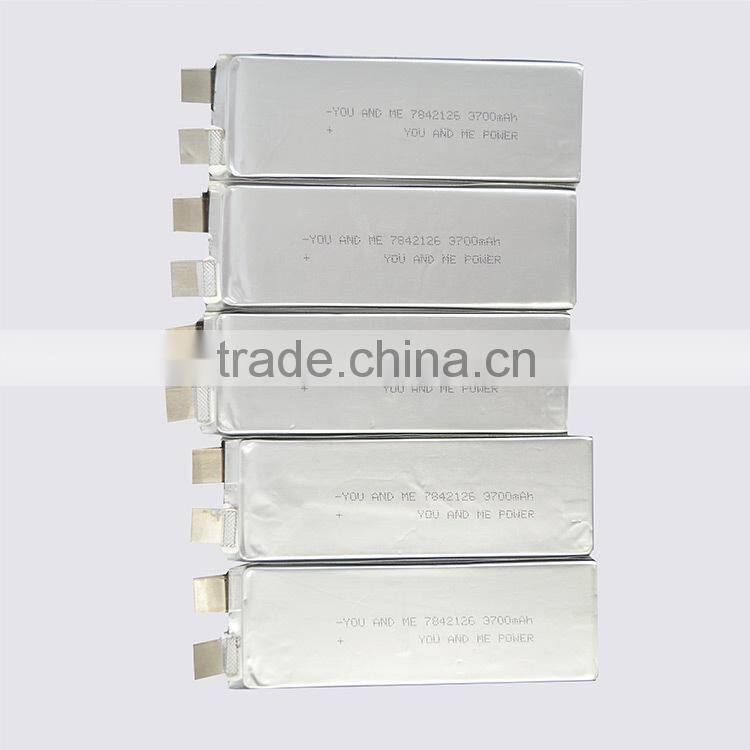 rechargeable lithium polymer battery 3.7v 3700mah