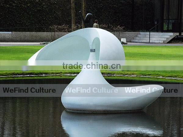 Abstract Artistic Sculpture in the Water