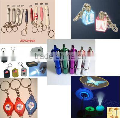 plastic and metal projector led key tag,led bottle Leychain See larger image