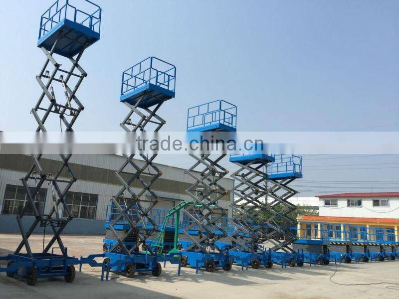 hydraulic scissor vehicle lift/car scissor lifts/1 ton hydraulic scissor lift