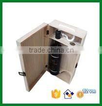 Rectangular wooden wine box