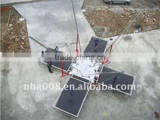 inflatable outdoor bungee trampoline