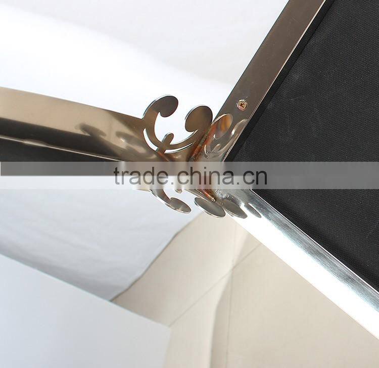 black simple style dining chair