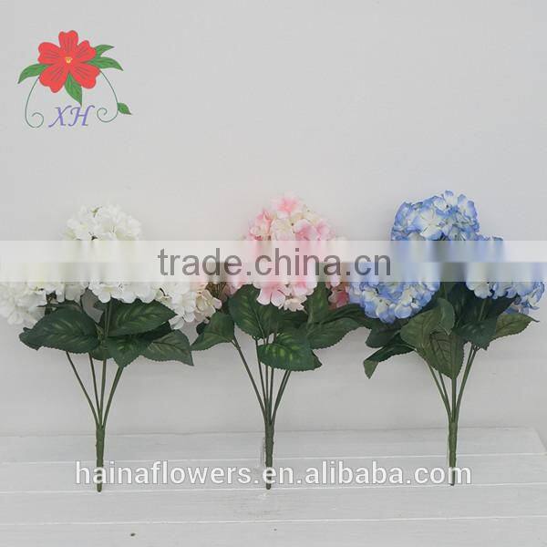 Cheap artificial flowers/ artificial hydrangea for wedding decoration