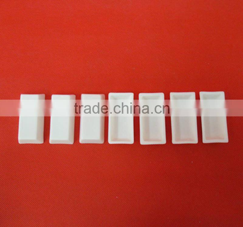 High Temperature Resistant Alumina Corundum Crucible Zirconia Ceramic Boat for Laboratory Using