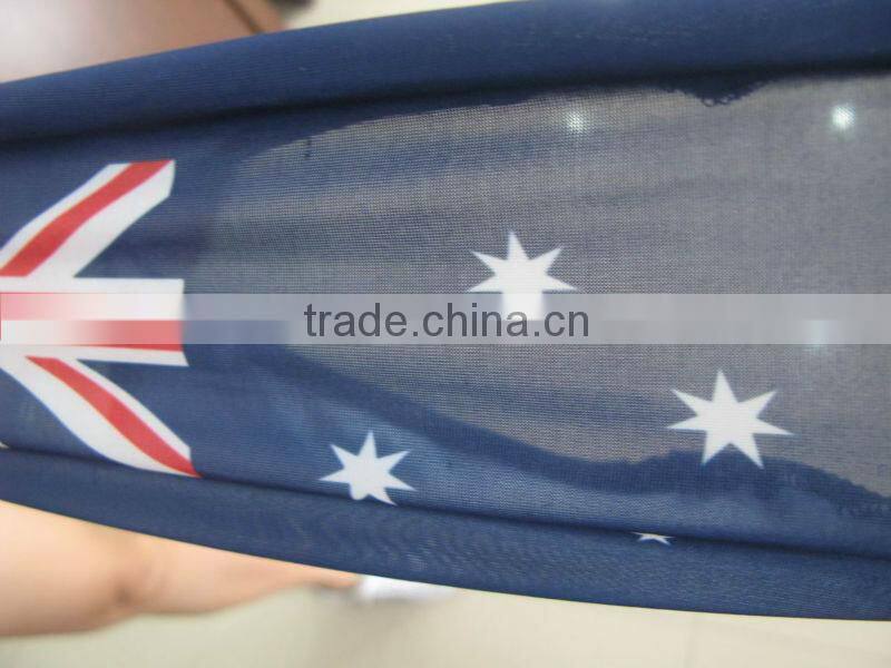 NO MOQ with custom design printed promotional car mirror flags