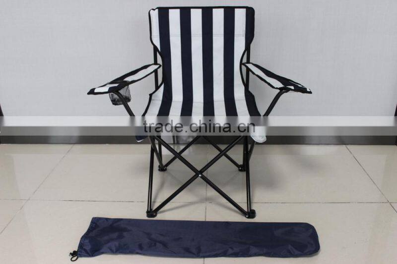 high quality foldable beach chair with cup holder