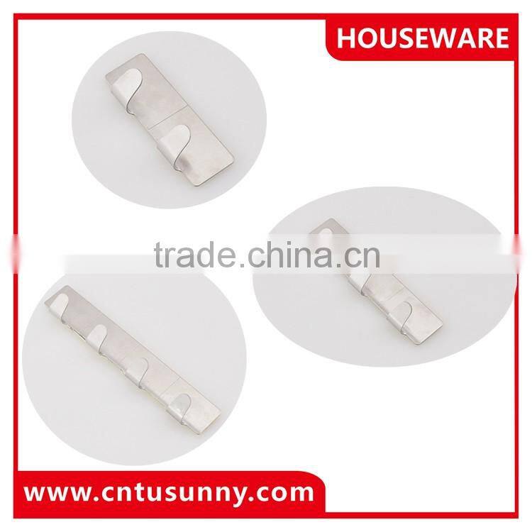 adhesive metal small wall hooks/adhesive hangers/ metal hanger / adhesive permanent hooks