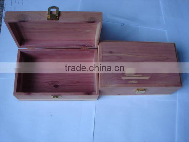 wooden shoe polish box