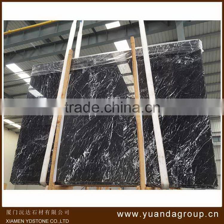 Customized stylish chinese black marble tiles
