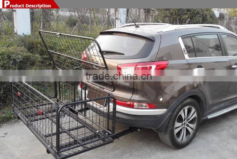 luxury car accessories guangzhou Travel hitch cargo rack with cover