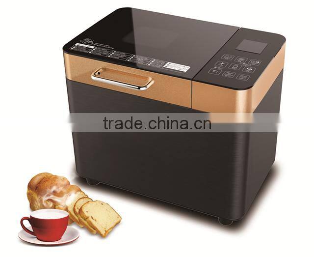 2016 high level tempered glass touch control panel 2.0LB Programmable Breadmaker
