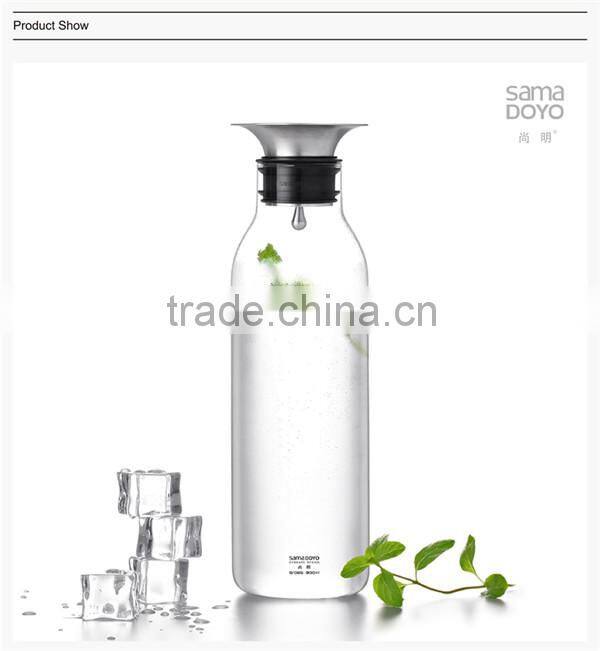 900ml Samadoyo borosilicate glass lemon bottle Guangzhou manufacturer