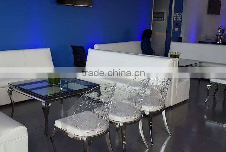 wholesale clear acrylic wedding banquet dining chair