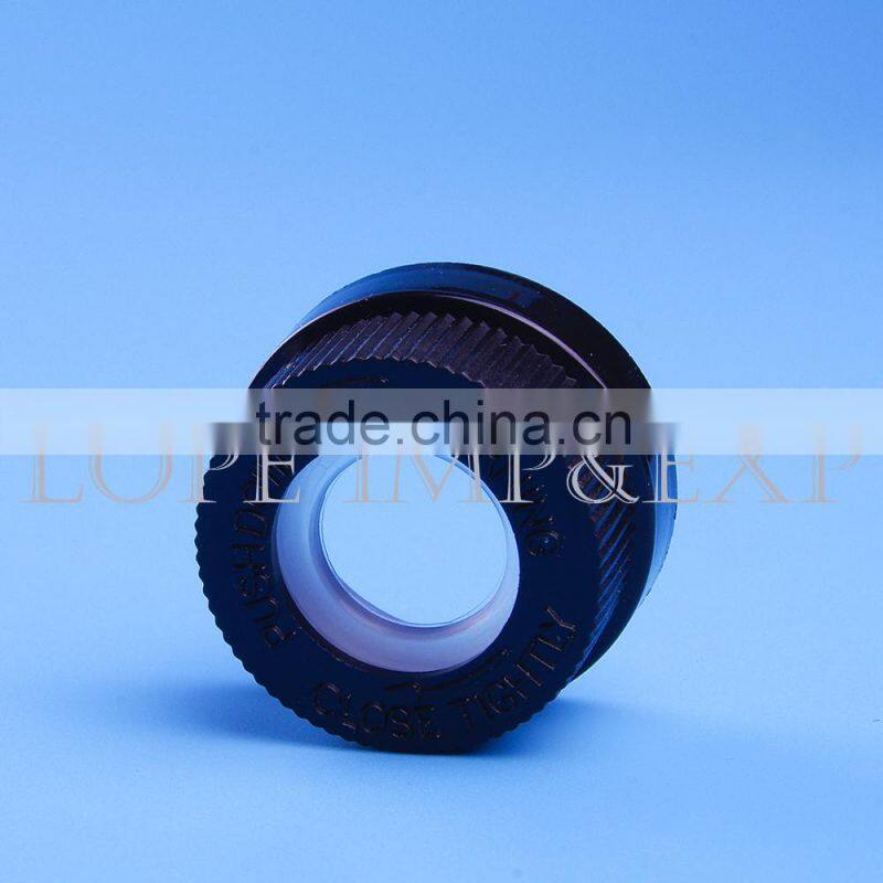 20/400 Black Plastic Childproof Dropper