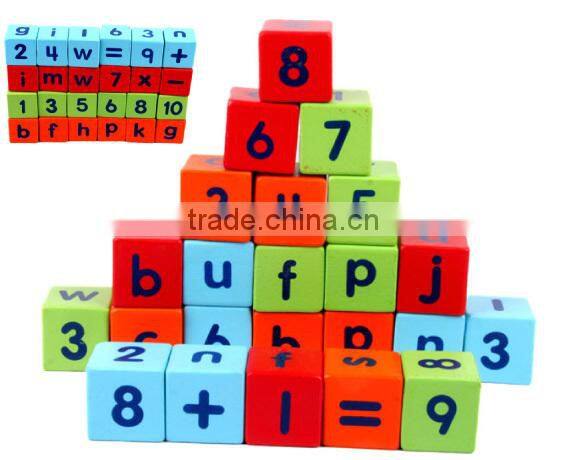 Direct Manufacturer Letter Printing Blocks Learning Wooden Blocks Wooden Letter Blocks