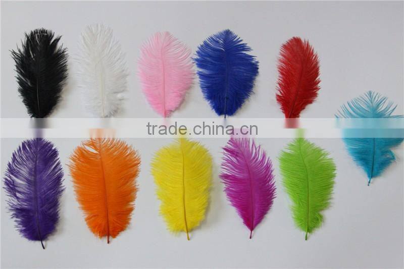 Cheap Ostrich Feathers 15CM -20CM Red Small Ostrich Feather For Wedding And Party Decoration