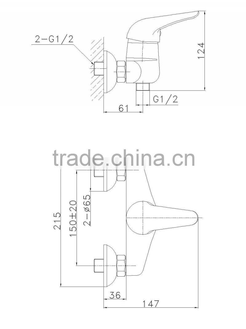 brass CP faucet SH-4513