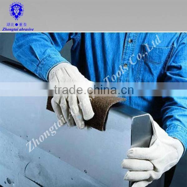 Factory price abrasive kitchen scouring pad with many colors