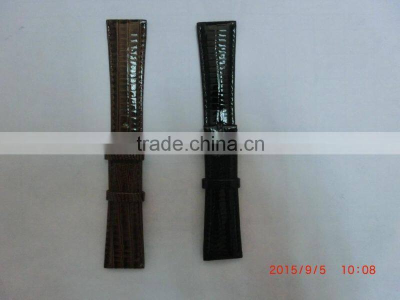 Durable Leather Deployment Watch Band Strap Buckle Bracelet Watch bands