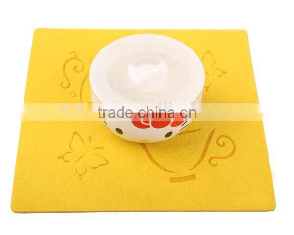 2014 new design promotion pretty felt place mat