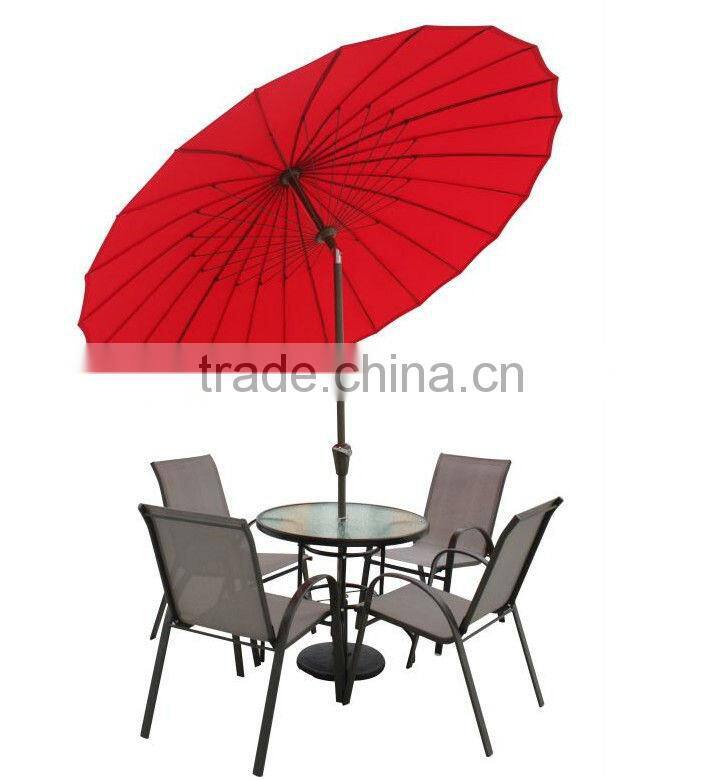 2.7M, Dia 38mm&1.1 Thickness Alu.Pole Garden Tilting Parasol With W/Crank